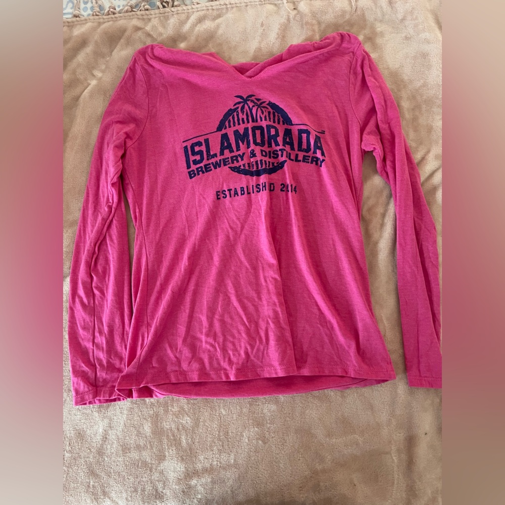Pink Islamorada Brewery & Distillery Long Sleeve Tee
